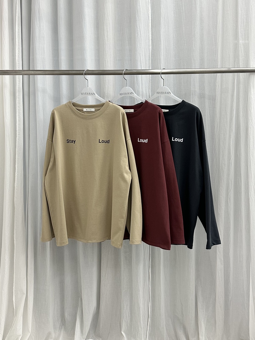 RIVER RAIN東大門㊣直郵女裝新款休閑熱賣長袖T恤不含腰帶RIVER RAIN長袖T恤