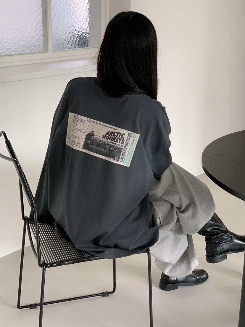 RIVER RAIN東大門㊣直郵女裝新款休閑熱賣長袖T恤不含腰帶RIVER RAIN長袖T恤