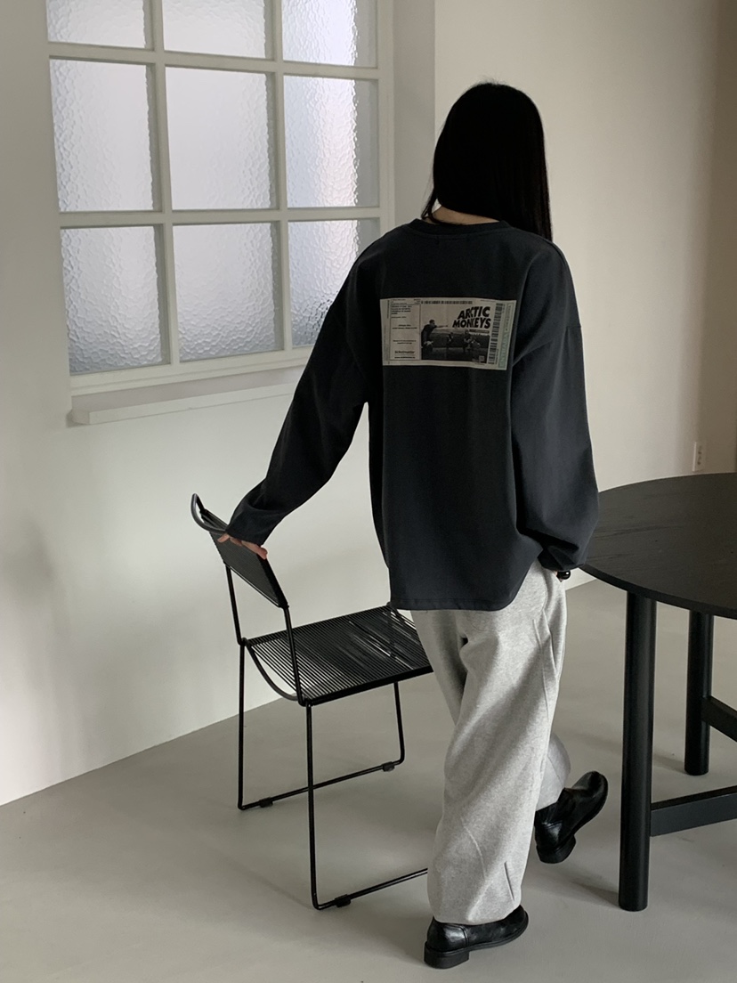 RIVER RAIN東大門㊣直郵女裝新款休閑熱賣長袖T恤不含腰帶RIVER RAIN長袖T恤