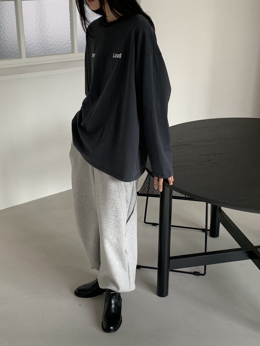 RIVER RAIN東大門㊣直郵女裝新款休閑熱賣長袖T恤不含腰帶RIVER RAIN長袖T恤