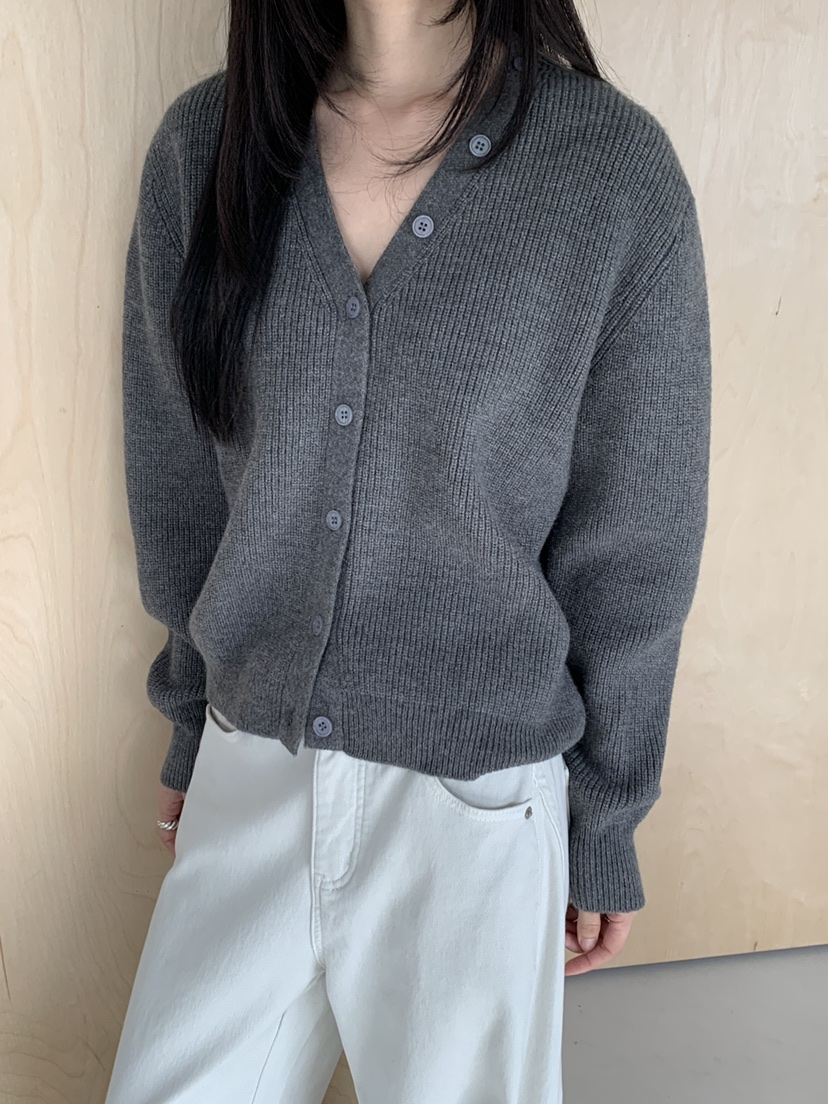 RIVER RAIN東大門㊣代購女士新款人氣真品職業針織衫開衫紐扣RIVER RAIN針織衫圖色2