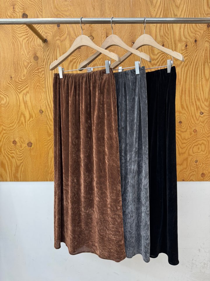 PROJECTVIEW韓國直郵㊣女士新品25秋冬推薦時尚熱賣職業長裙絨PROJECTVIEW長裙