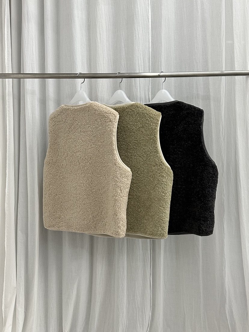 RIVER RAIN韓國直郵㊣女士新款人氣時尚25秋冬馬甲羊毛混紡RIVER RAIN馬甲