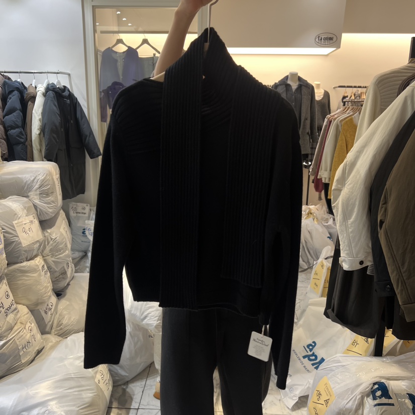 LA MAGIE FEMME東大門㊣實拍女裝新款熱賣時尚休閑針織衫Lamagie Femme針織衫圖色3