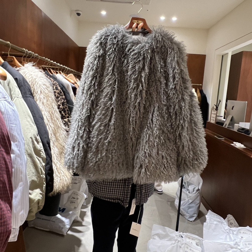 HEBON韓國直郵㊣女裝新品真品推薦25秋冬熱賣休閑人氣短款大衣HEBON短款大衣圖色2