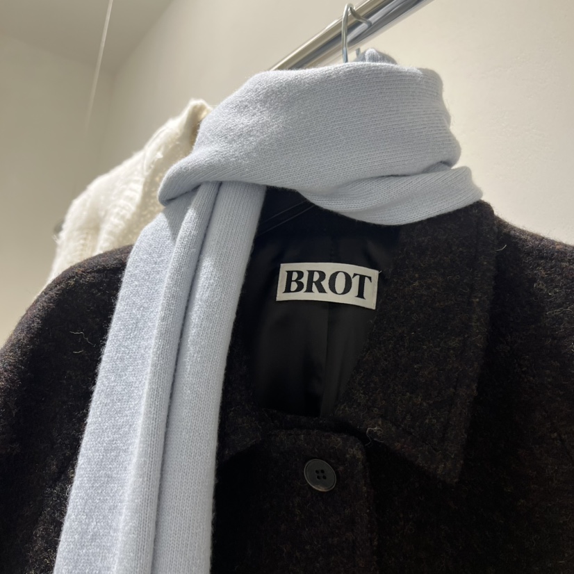 BROT韓國代購㊣女士新品25秋冬人氣時尚休閑真品熱賣圍巾披肩BROT圍巾/披肩