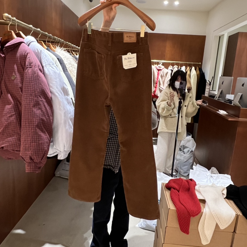 HEBON韓國代購㊣女士新款25秋冬熱賣真品休閑職業時尚休閑褲HEBON休閑褲