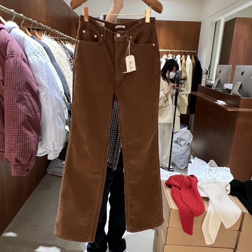 HEBON韓國代購㊣女士新款25秋冬熱賣真品休閑職業時尚休閑褲HEBON休閑褲圖色2