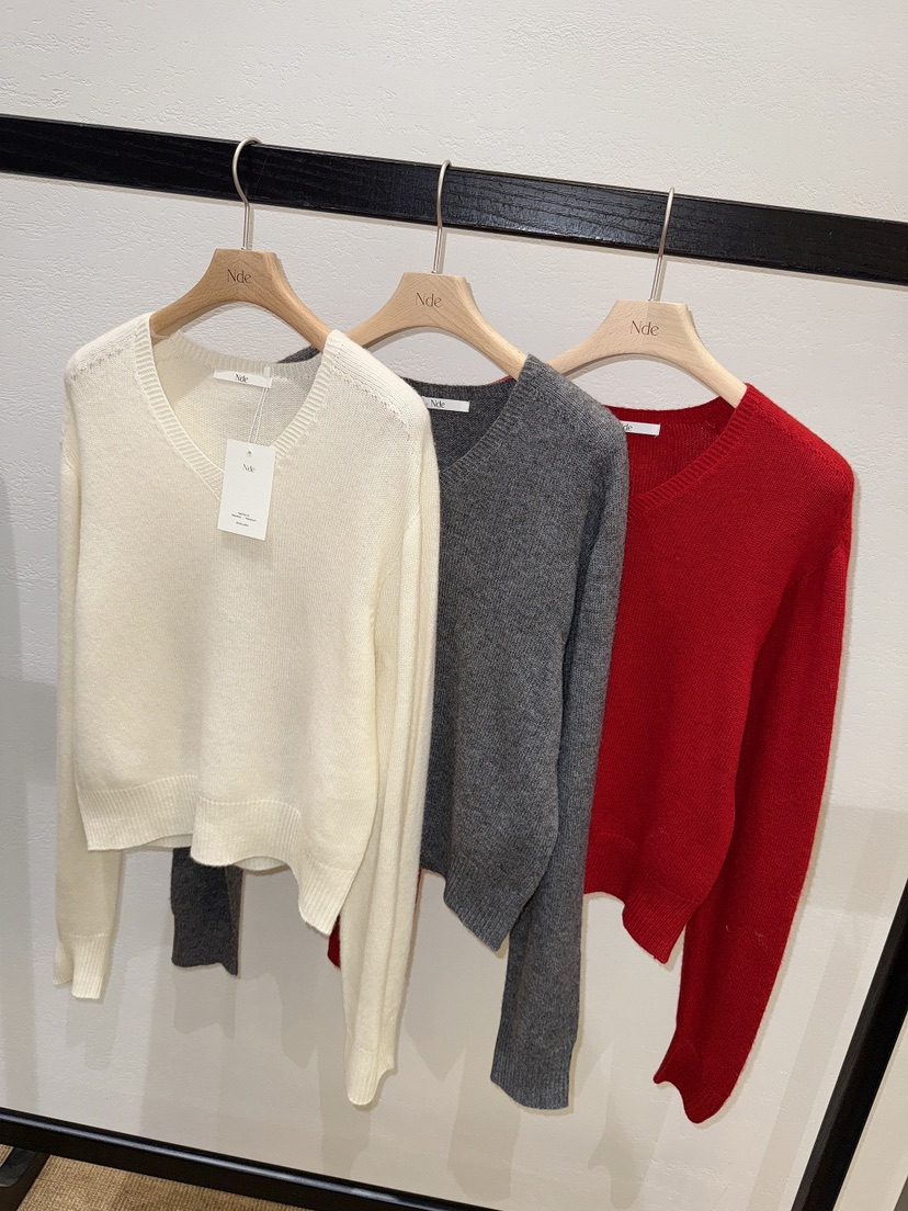 NDE韓國代購㊣女士新款休閑人氣時尚熱賣職業真品推薦針織衫NDE針織衫