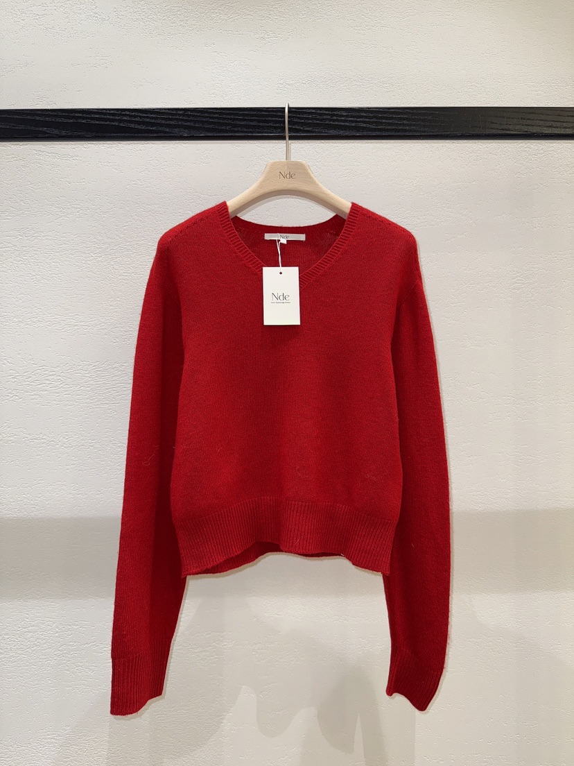 NDE韓國代購㊣女士新款休閑人氣時尚熱賣職業真品推薦針織衫NDE針織衫圖色3