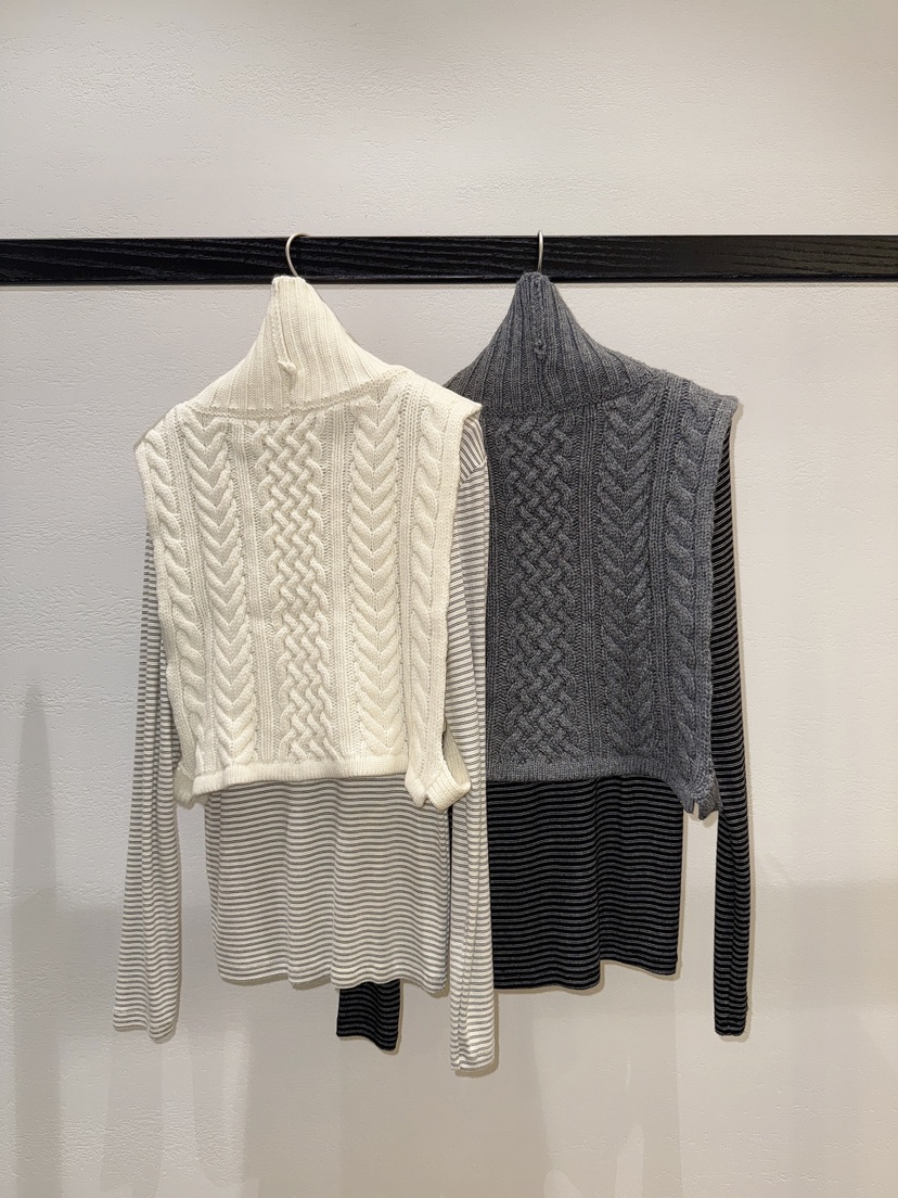 NDE韓國直郵㊣女士新品時尚人氣25秋冬真品熱賣職業針織衫保暖NDE針織衫