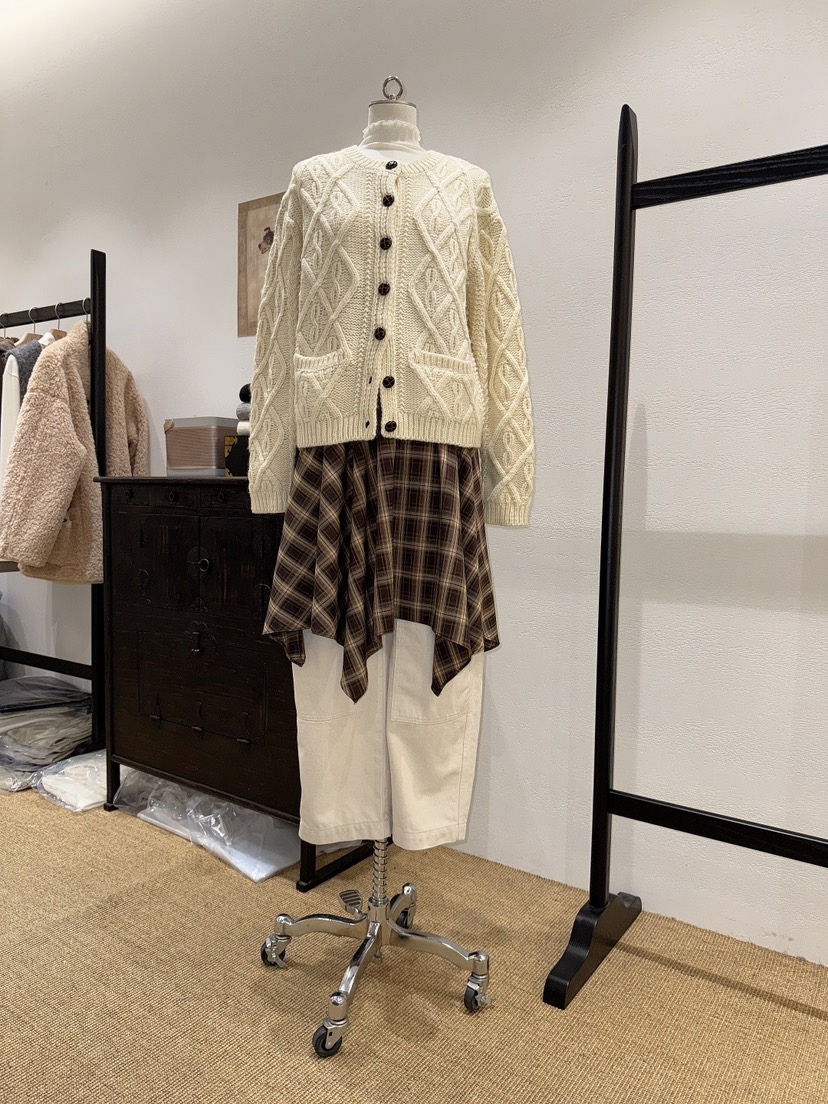 NDE韓國代購㊣女裝新品真品25秋冬人氣時尚熱賣半身裙中短裙NDE半身裙/中短裙