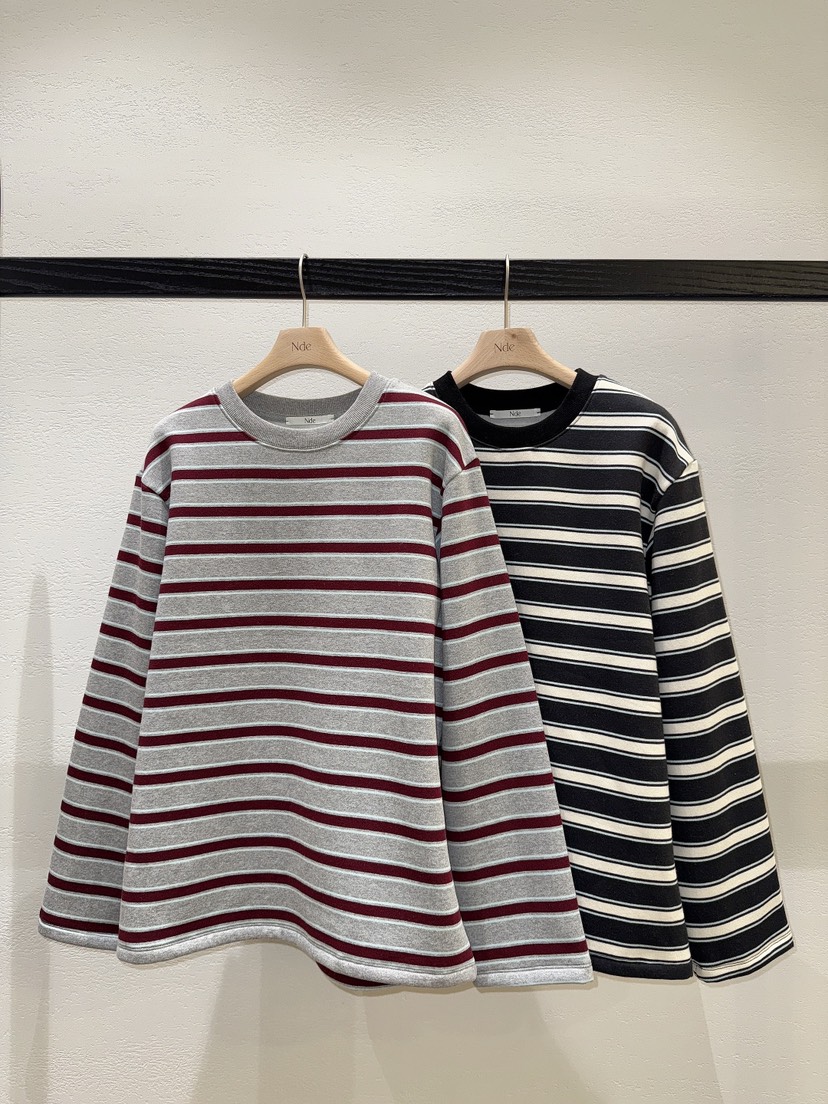 NDE韓國直郵㊣女士新品人氣時尚推薦休閑25秋冬熱賣長袖T恤NDE長袖T恤