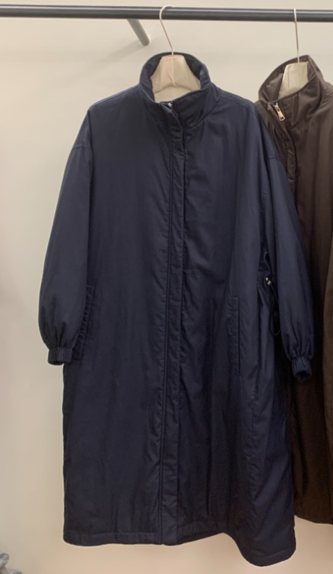 JADEMARKET韓國代購㊣女裝新品人氣推薦休閑時尚長款棉服拉鏈JADE MARKET長款棉服