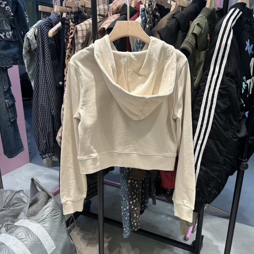 ANNA-P東大門㊣實拍女裝新款25秋冬職業人氣衛衣連帽拉鏈衫ANNA-P衛衣