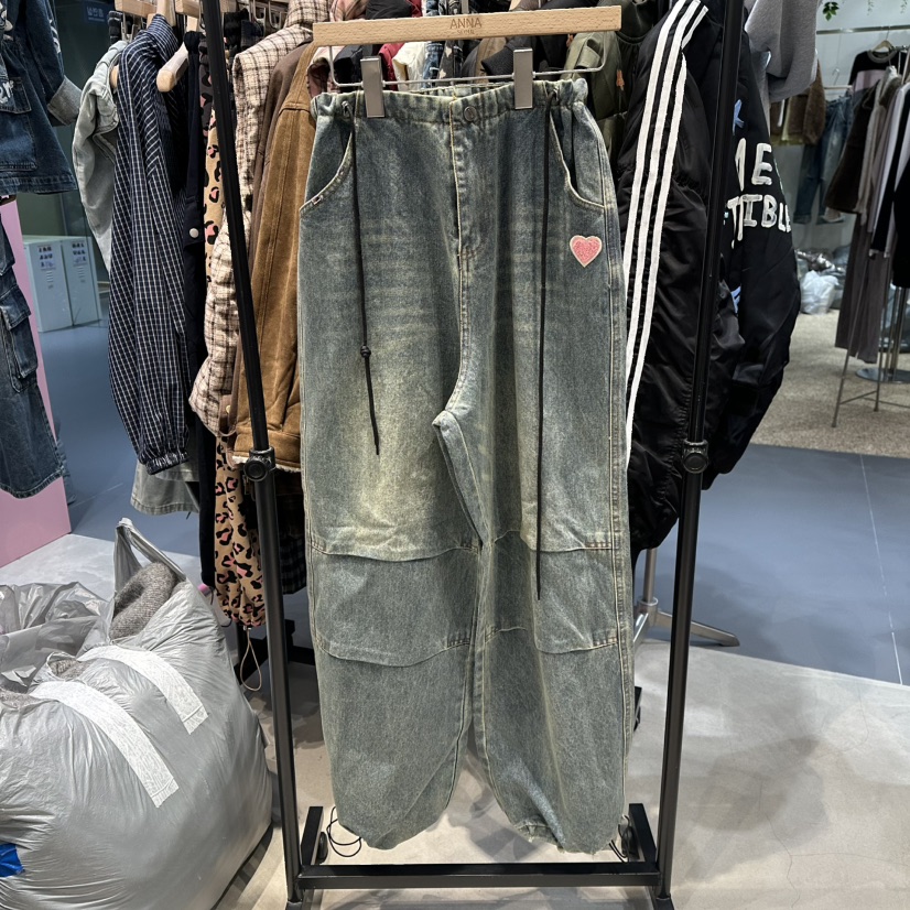 ANNA-P東大門㊣代購女裝新品時尚熱賣真品人氣職業推薦牛仔褲ANNA-P牛仔褲