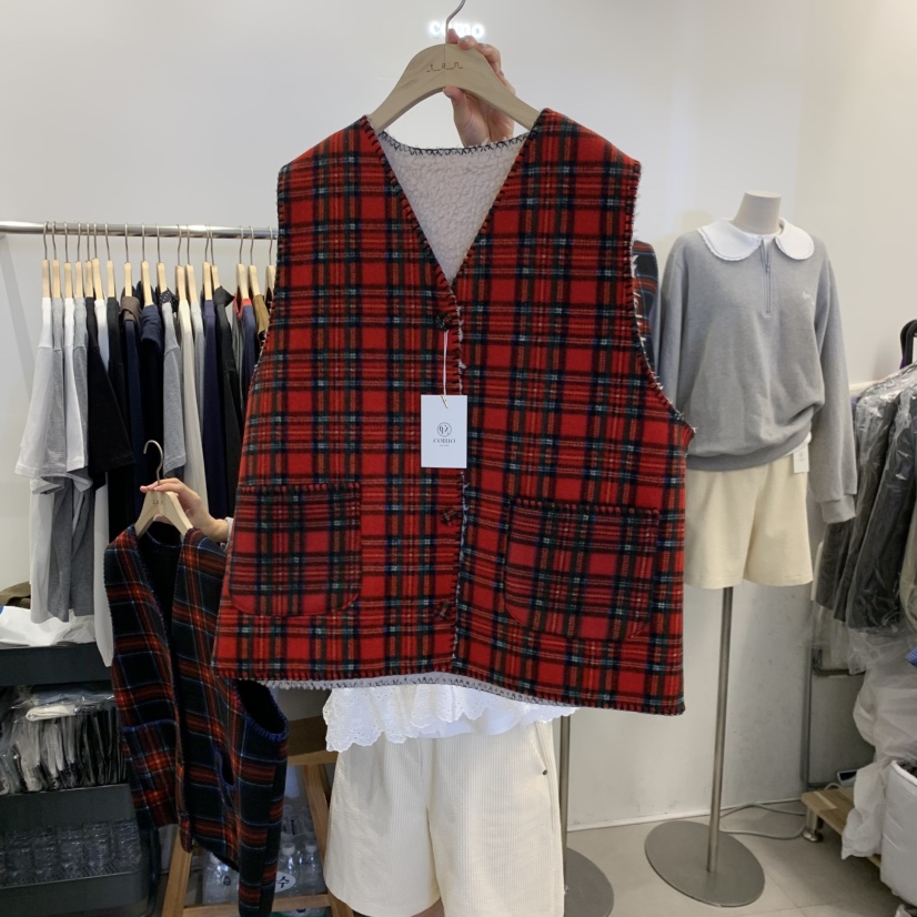 TAN&COMO東大門㊣直郵女士新款25秋冬職業真品推薦馬甲tan-COMO馬甲圖色2