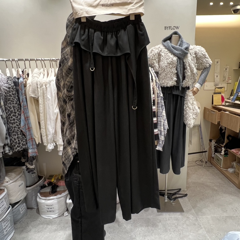 BY FLOW東大門㊣代購女士新款熱賣推薦休閑時尚人氣休閑褲BY FLOW休閑褲