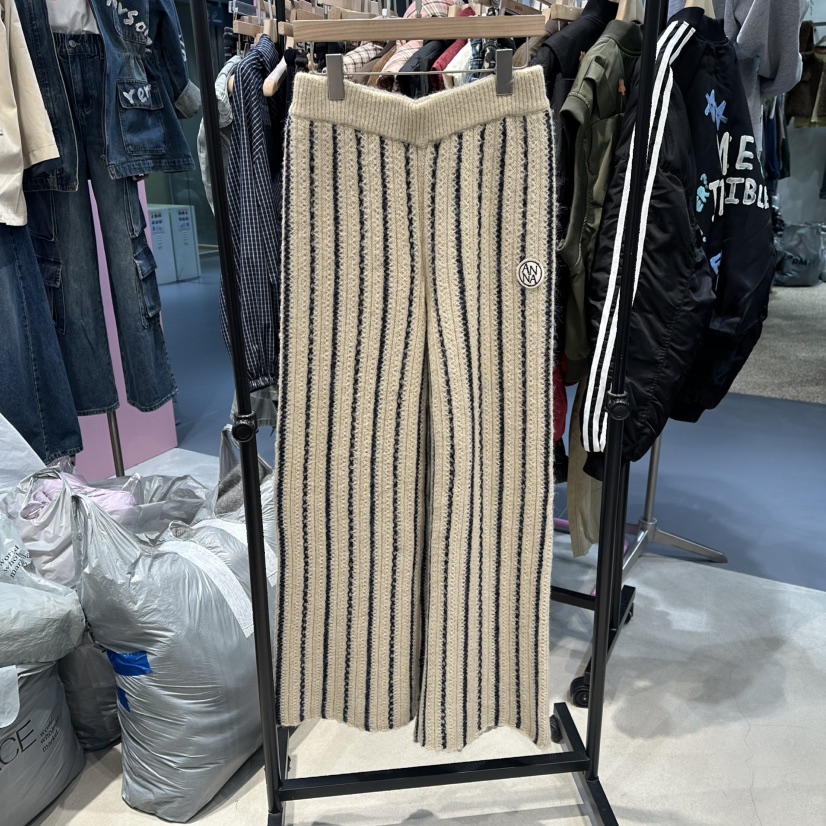 ANNA-P東大門㊣直郵女士新品休閑時尚人氣25秋冬休閑褲針織褲ANNA-P休閑褲