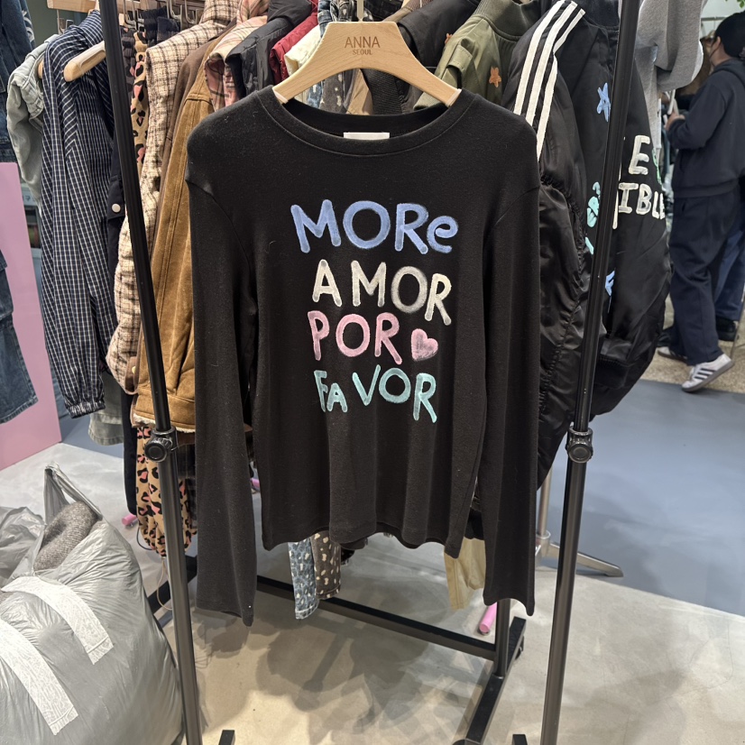 ANNA-P東大門㊣代購女裝新品時尚休閑25秋冬人氣真品長袖T恤ANNA-P長袖T恤圖色3