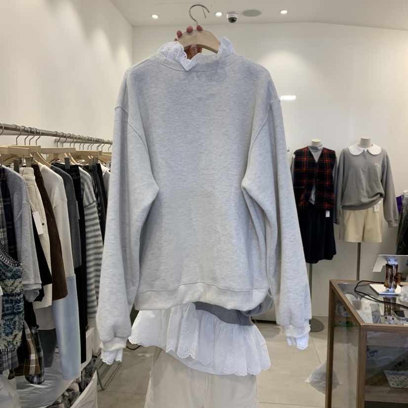 TAN&COMO韓國直郵㊣女士新品真品25秋冬職業時尚衛衣加絨tan-COMO衛衣