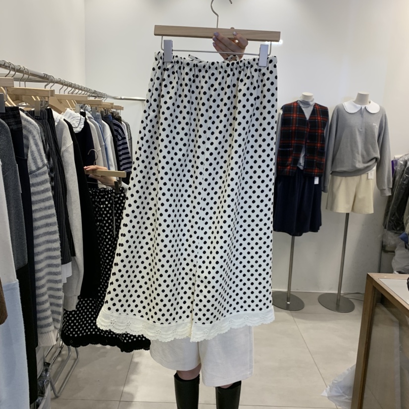 TAN&COMO東大門㊣實拍女士新款時尚25秋冬半身裙中短裙tan-COMO半身裙/中短裙