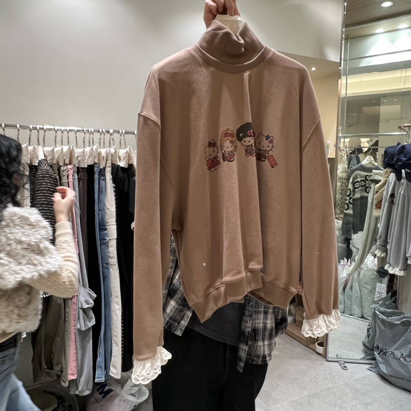 BY FLOW東大門㊣實拍女士新品真品時尚職業休閑推薦衛衣加絨BY FLOW衛衣圖色2