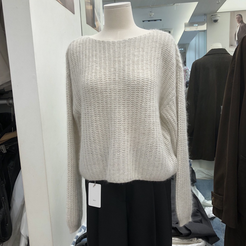 MOI-A東大門㊣實拍女裝新款職業人氣休閑25秋冬針織衫浣熊MOI-A針織衫圖色2