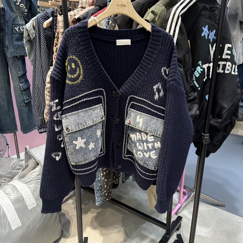 ANNA-P東大門㊣實拍女士新品真品休閑推薦職業人氣針織衫開衫ANNA-P針織衫