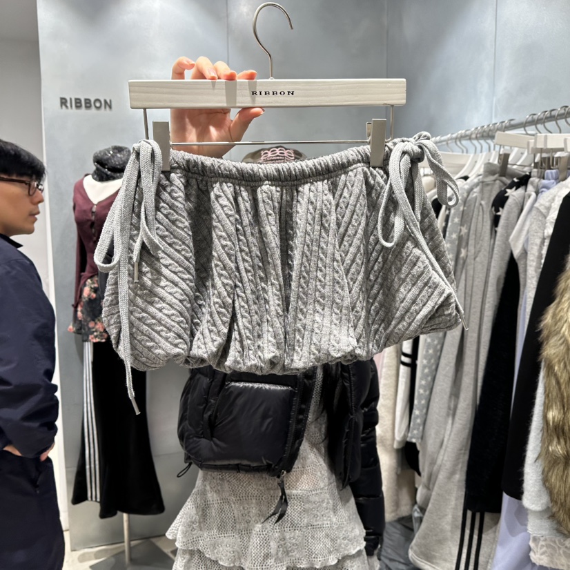 RIBBON韓國直郵㊣女士新品25秋冬推薦職業時尚人氣熱賣短裙RIBBON短裙