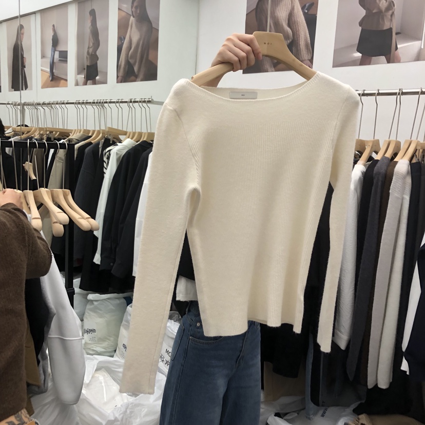 MOI-A韓國直郵㊣女裝新品人氣休閑職業推薦熱賣25秋冬毛衣MOI-A毛衣