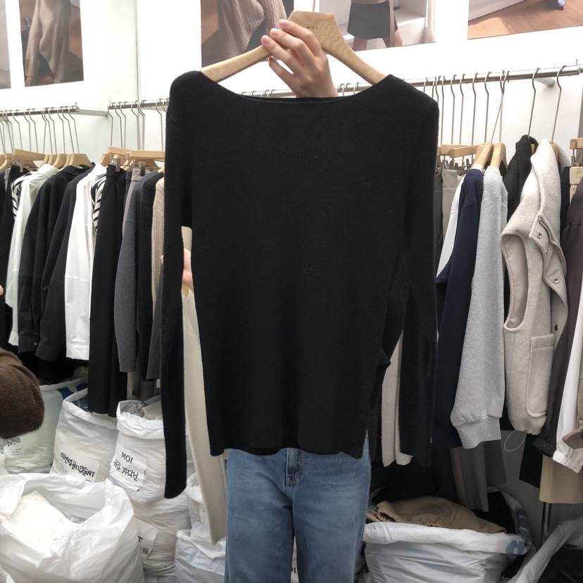 MOI-A韓國直郵㊣女裝新品人氣休閑職業推薦熱賣25秋冬毛衣MOI-A毛衣圖色2