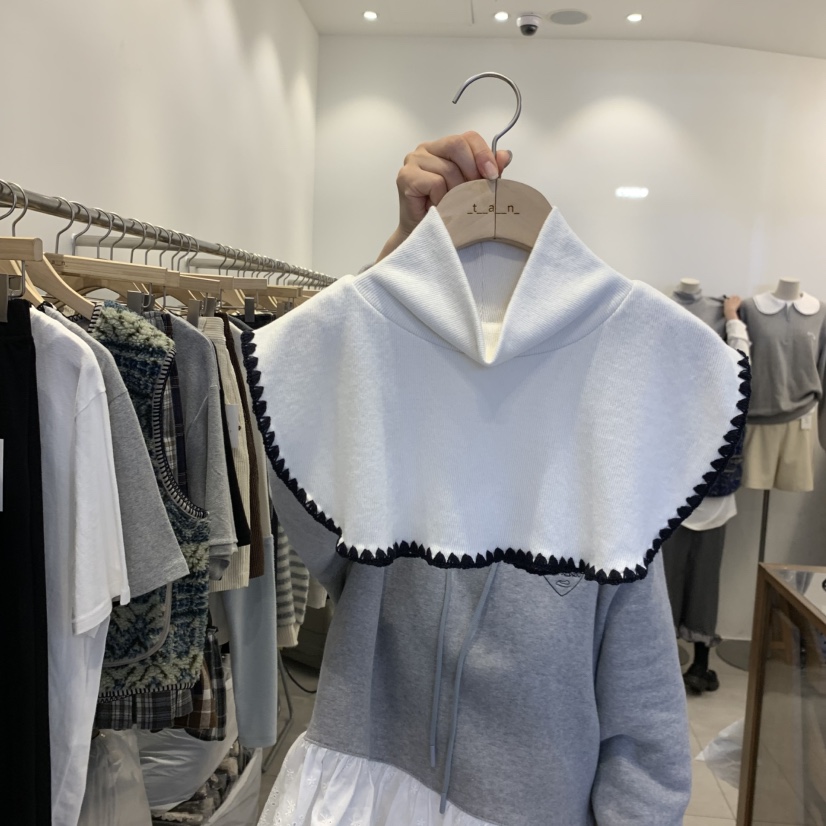 TAN&COMO東大門㊣代購女裝新品真品職業人氣25秋冬假領tan-COMO假領圖色2