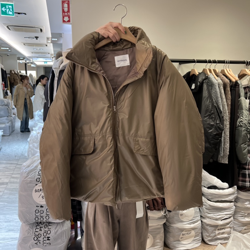 ORMORE東大門㊣實拍女裝新品熱賣休閑職業推薦短款羽絨服鴨絨ORMORE短款羽絨服圖色2