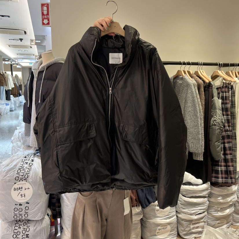 ORMORE東大門㊣實拍女裝新品熱賣休閑職業推薦短款羽絨服鴨絨ORMORE短款羽絨服圖色3