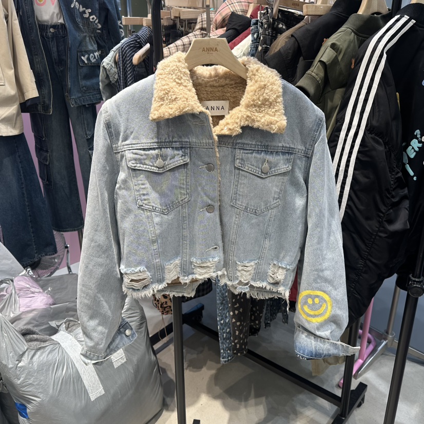 ANNA-P東大門㊣實拍女士新品職業時尚休閑人氣推薦夾克羊毛ANNA-P夾克