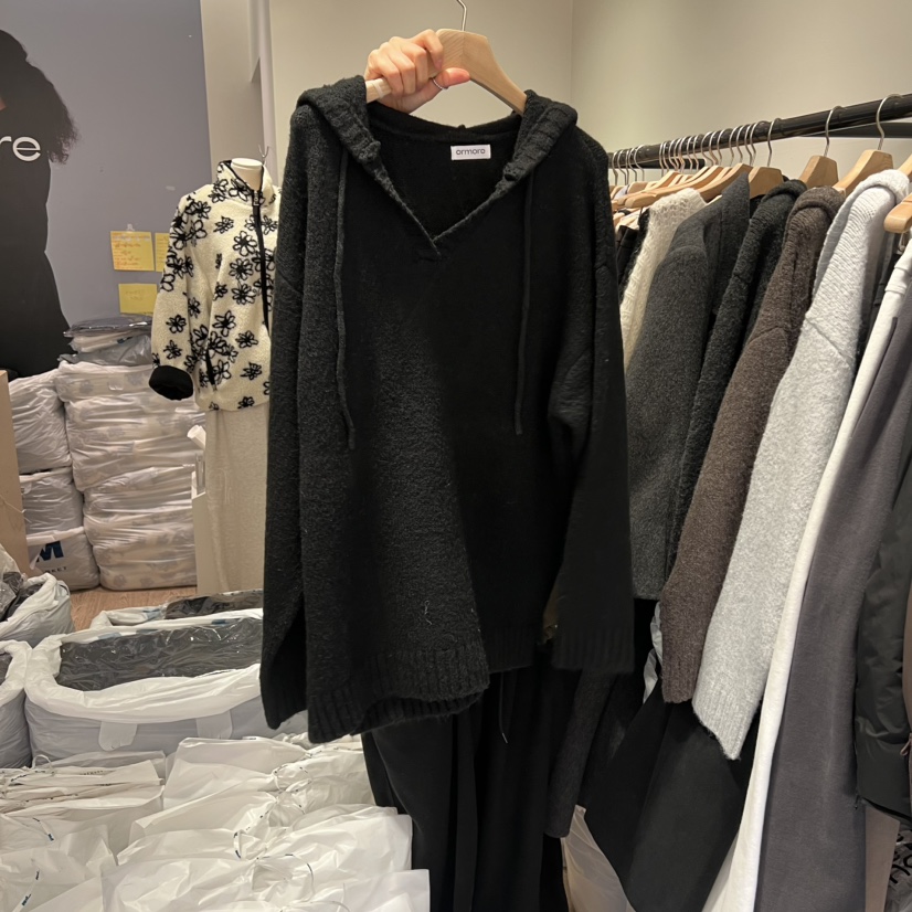 ORMORE韓國代購㊣女裝新品推薦真品休閑熱賣25秋冬時尚針織衫ORMORE針織衫圖色4