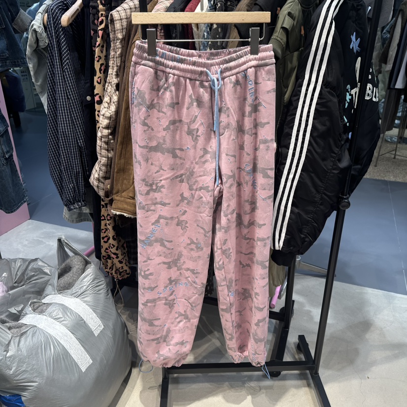 ANNA-P韓國直郵㊣女裝新品人氣推薦真品熱賣時尚休閑褲迷彩ANNA-P休閑褲