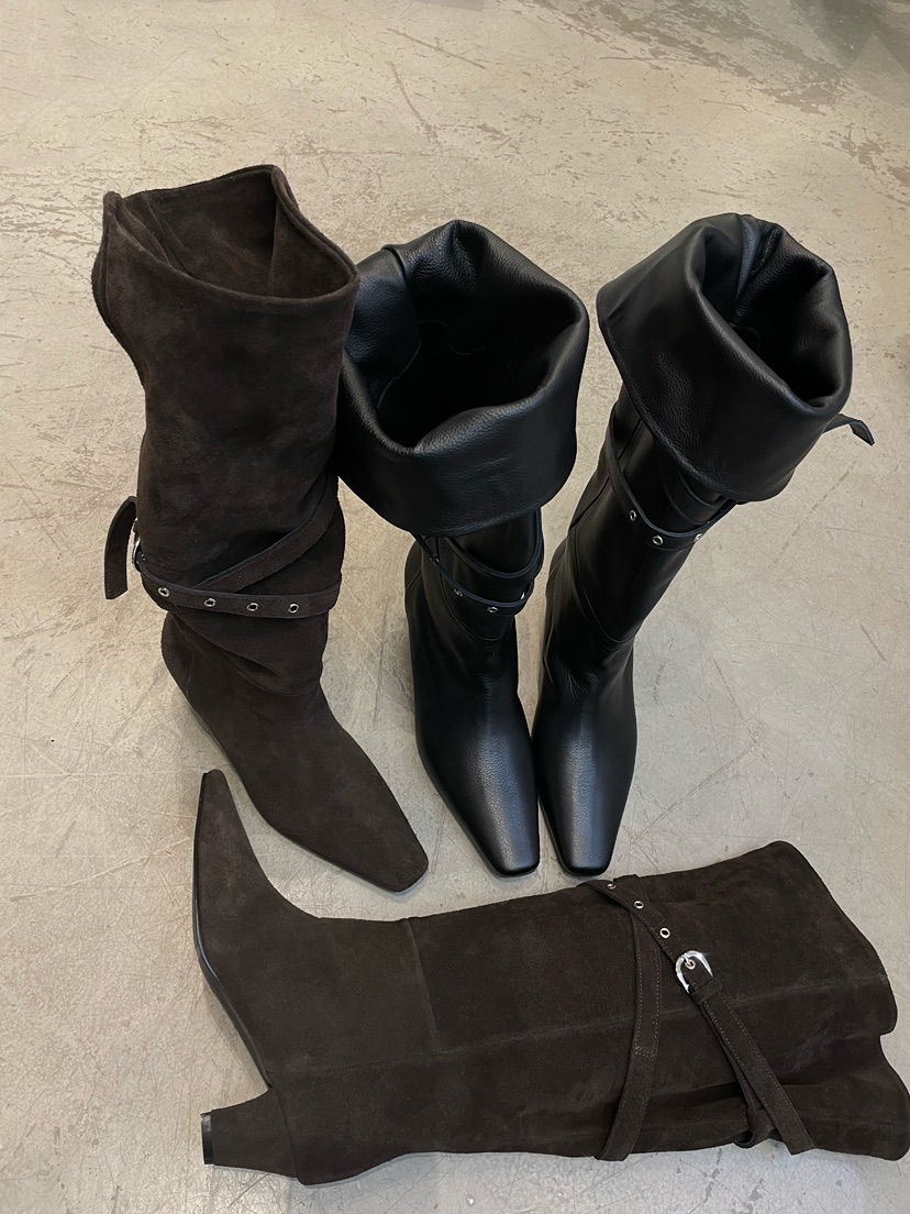 BETTER東大門㊣代購女士新款25秋冬推薦人氣職業休閑靴子系帶BETTER靴子圖色2