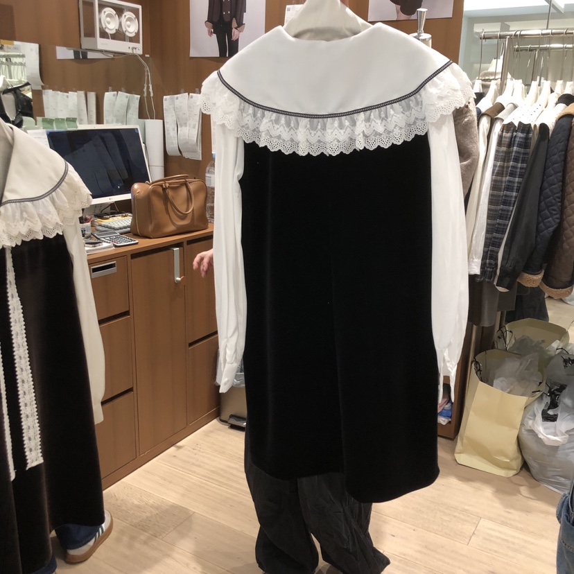 OGI韓國直郵㊣女裝新品職業推薦休閑25秋冬人氣真品熱賣連衣裙FLat OGI連衣裙