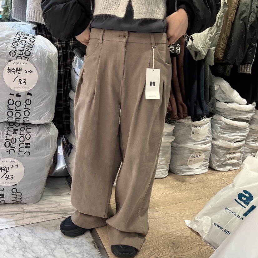 ORMORE東大門㊣代購女裝新品真品人氣熱賣25秋冬職業休閑褲ORMORE休閑褲