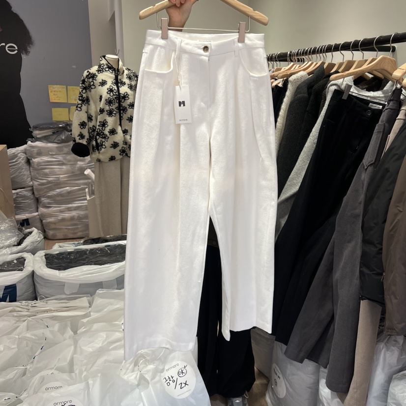 ORMORE東大門㊣代購女裝新品真品人氣熱賣25秋冬職業休閑褲ORMORE休閑褲圖色3
