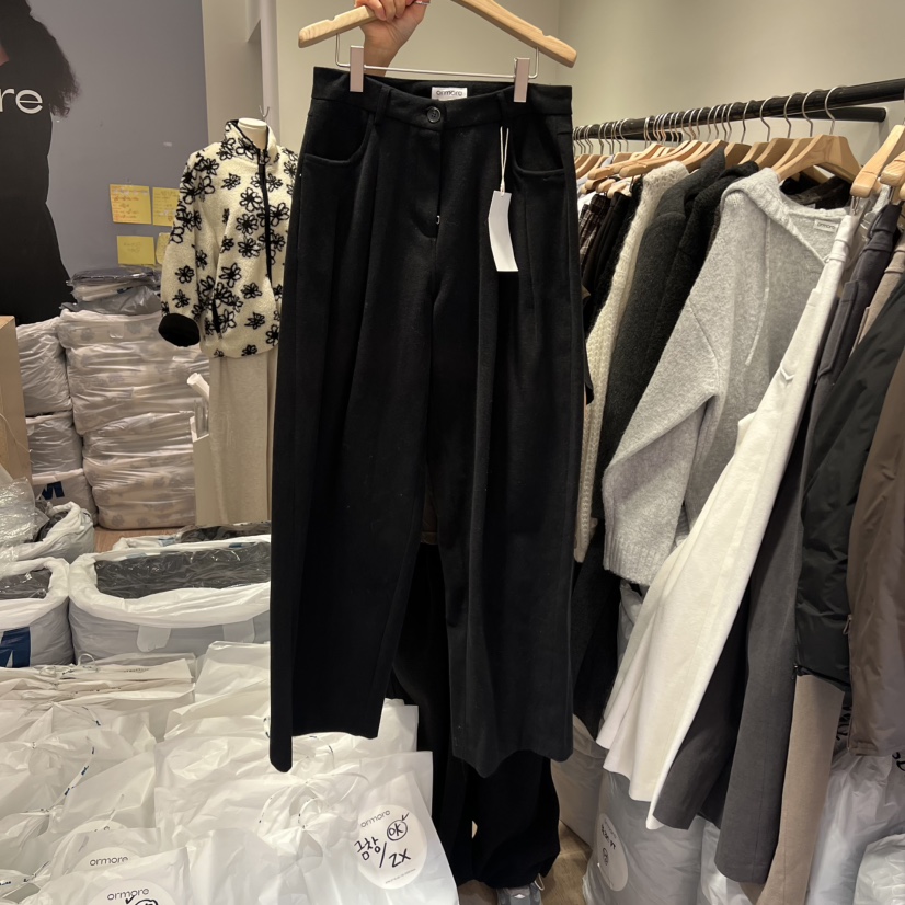ORMORE東大門㊣代購女裝新品真品人氣熱賣25秋冬職業休閑褲ORMORE休閑褲圖色4