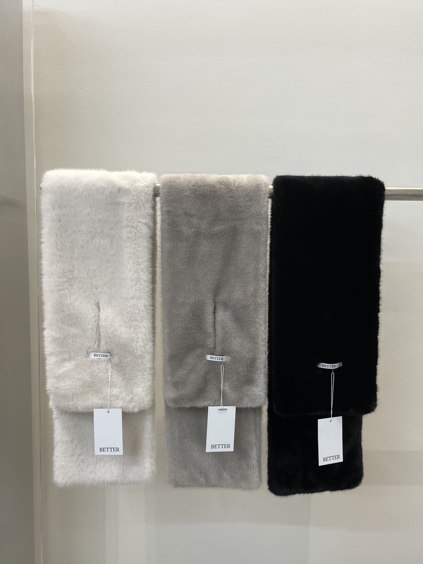 BETTER東大門㊣直郵女士新款時尚25秋冬職業圍巾披肩毛皮圍巾BETTER圍巾/披肩