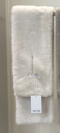 BETTER東大門㊣直郵女士新款時尚25秋冬職業圍巾披肩毛皮圍巾BETTER圍巾/披肩