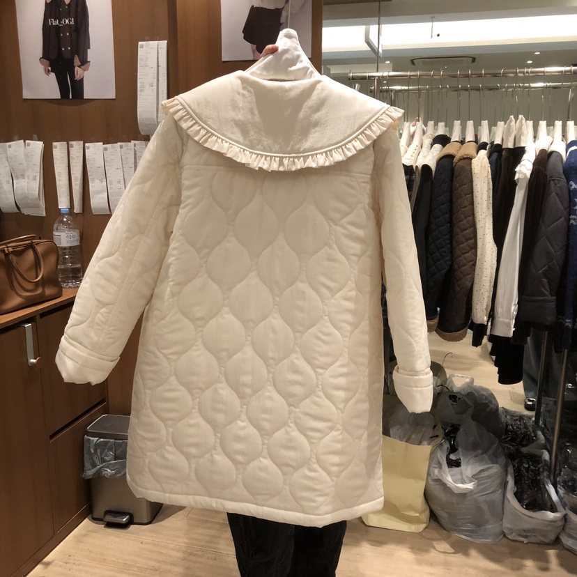 OGI東大門㊣代購女裝新品職業真品熱賣25秋冬休閑長款棉服棉FLat OGI長款棉服