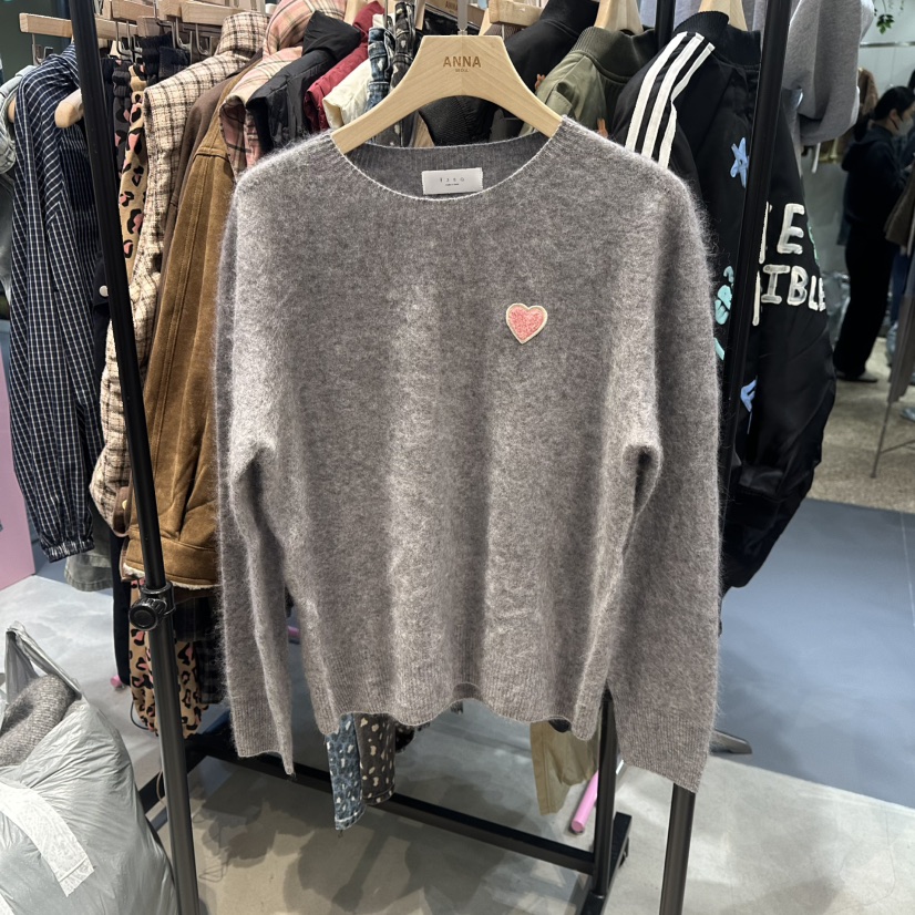 ANNA-P韓國代購㊣女裝新款休閑時尚熱賣真品職業針織衫安哥拉ANNA-P針織衫圖色3
