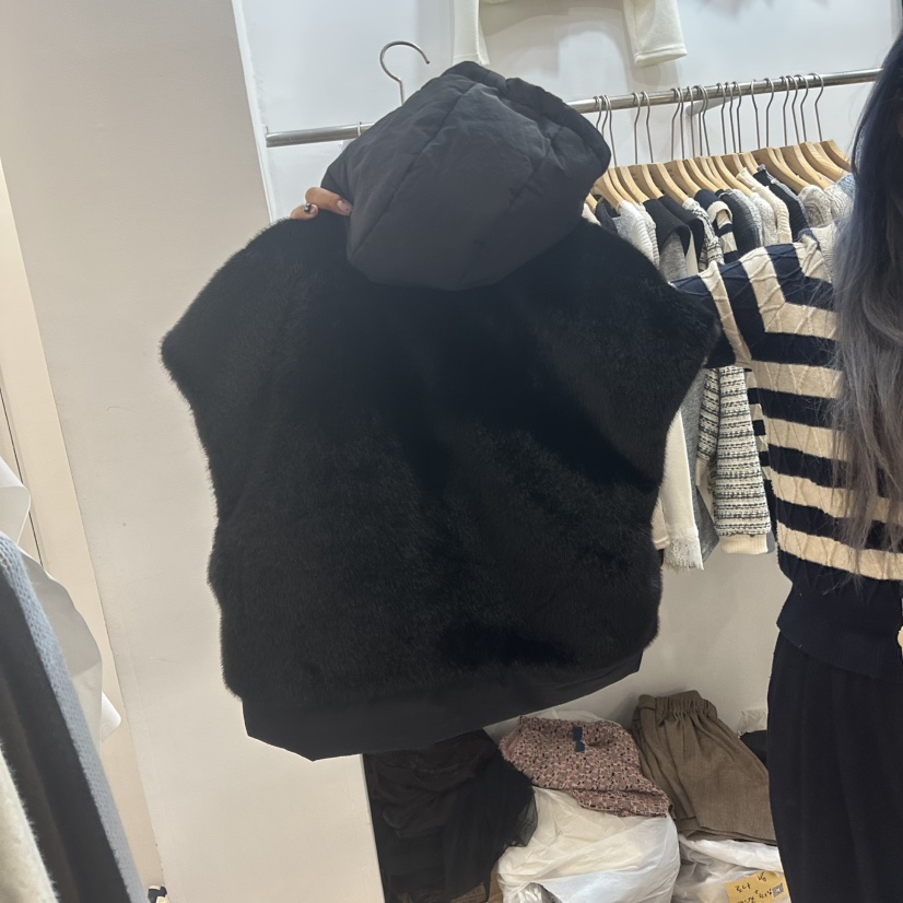 ABLESTUDIO東大門㊣直郵女士新品休閑人氣25秋冬馬甲里外穿雙面ABLESTUDIO馬甲