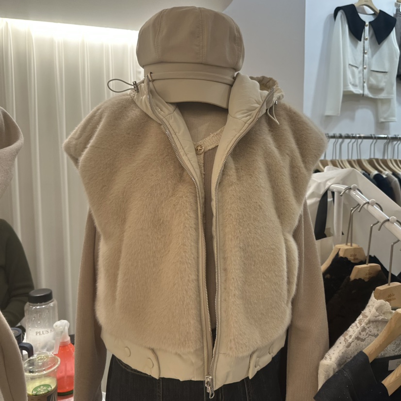 ABLESTUDIO東大門㊣直郵女士新品休閑人氣25秋冬馬甲里外穿雙面ABLESTUDIO馬甲