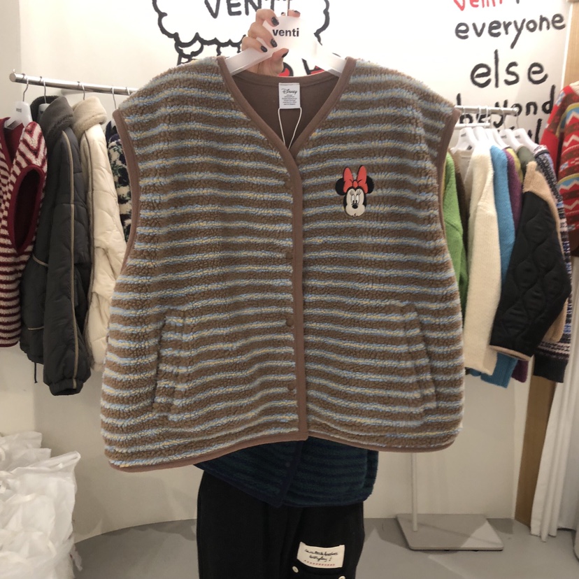 VENTI東大門㊣實拍女裝新品熱賣休閑推薦真品人氣馬甲羊毛衫VENTI馬甲圖色3